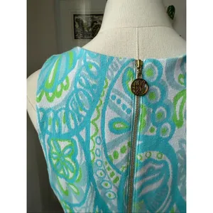 Lilly Pulitzer Kent Drop Waist Seaspray Knit Dress Size M thumbnail 7