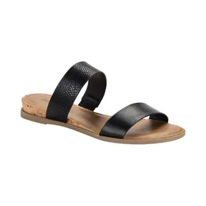 Style & Co. Womens Elliee Flat Sandals 10020656300 Black / Brown 10.5M thumbnail 8