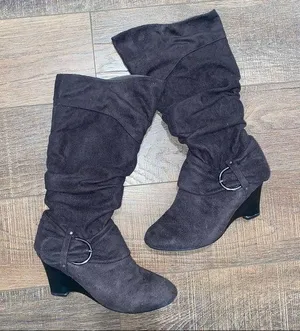 Dark Gray Boots Women’s 8 thumbnail 1