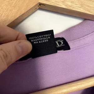 Lands' End lavender purple women's‎ size large polo collared shirt cotton casual thumbnail 4