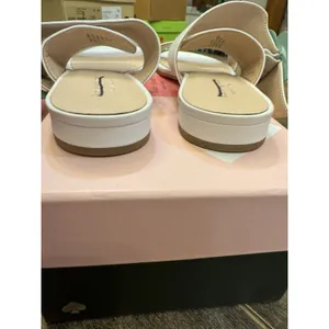 Kate‎ Spade New York Womens Fabi Flat Sandals White Lavender Size 7.5 thumbnail 5