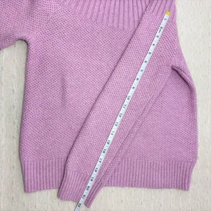 J. Crew Turtleneck Pink Cozy Soft Barbie Winter Sweater‎ Size S thumbnail 7