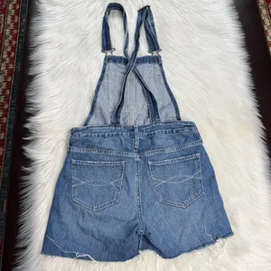 Abercrombie Blue Denim Short Overalls thumbnail 6