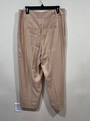 Vince Seam Front Trouser Wide Leg Camel Brown Khaki Size 14 thumbnail 8