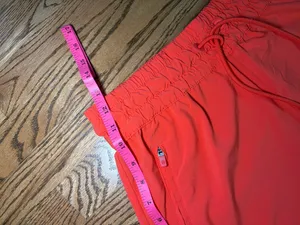 Athleta Neon Coral Athletic Shorts thumbnail 5