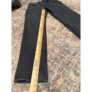Aritzia Denim‎ Forum Joni High Rise Loose Jeans – Black Wash – Size 24 / 29L thumbnail 5