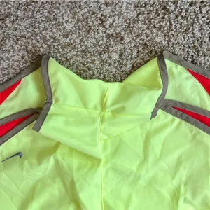 Nike Dri-Fit Tempo 3” High Rise Neon Yellow and Red Track Running Shorts Size XS thumbnail 4