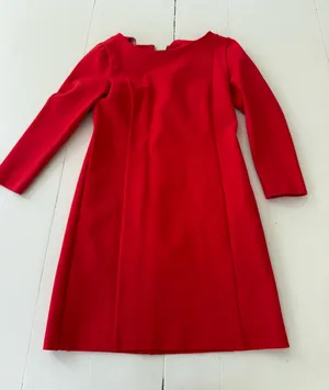 J crew red dress size Xs petite thumbnail 1