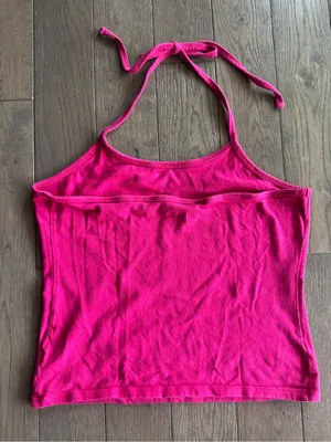 Arizona Jean Company Bright Pink Halter Tank Top thumbnail 3