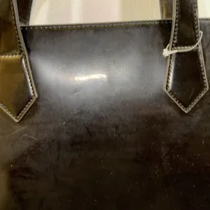 Givenchy Perfume Vinyl/Patent Leather Tote Bag Sleek Chic Fun Sturdy Material thumbnail 3