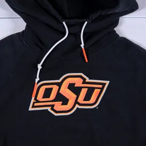 Nike OSU Oklahoma State University Hoodie Women Small Black Orange Pullover Logo thumbnail 3