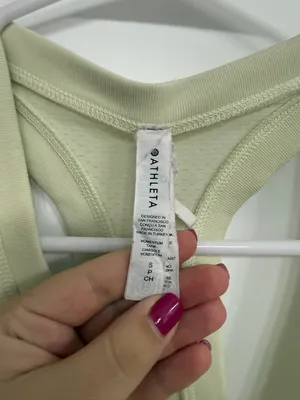 Athleta Momentum Seamless Racerback Tank Sage Green Size S thumbnail 4