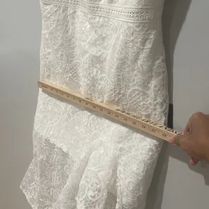 Lulus Today’s Your Day Lace MIDI Dress Sz L New with Tags Shower Bride Summer thumbnail 9