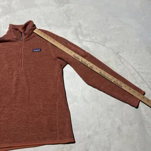 Patagonia Better Sweater Jacket Womens Size Large Fleece 1/4 Zip Burnt Orange thumbnail 6
