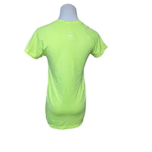 Lululemon‎ W3FEHS Swiftly Tech SS Top 2.0 Race Length Neon Green Activewear XS thumbnail 4