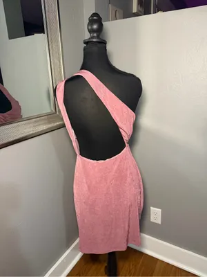 NWT White Fox Don’t Miss Out Berry Sparkle Barbie Mini Dress XL. thumbnail 5
