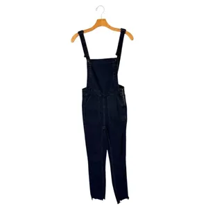 Madewell Overalls Women XS Washed Black Luna Denim‎ Skinny Gothic Grunge Outdoor thumbnail 3
