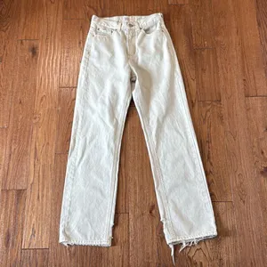 BDG high rise baggy cowboy jeans beige size 26 thumbnail 4