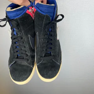Nike Blazer Mid Rebel Black Summit White Suede High Top BQ4022-005 Womens 11 thumbnail 2