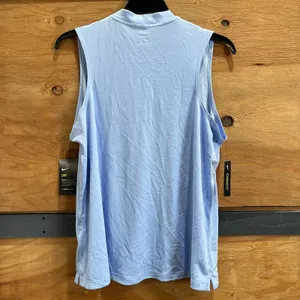 Nike Athletic Sleeveless Shirt With Zip AJ5227-450 Sky Blue Women Size XL NWT thumbnail 2