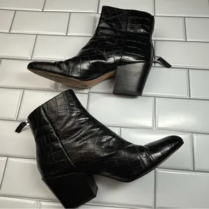 Dolce Vita Coltyn‎ Black Leather Rear Zip Bootie size 8 thumbnail 14