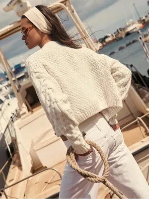 Free People Bonfire Cable Knit cardigan thumbnail 2