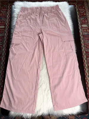 Halara Pink High Waisted Wide Leg Cargo Pants NWOT XL Reg thumbnail 1