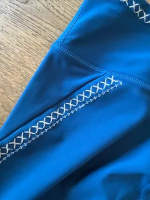 soulcycle Contour‎ Stitch Legging in Deep Teal Blue small thumbnail 6