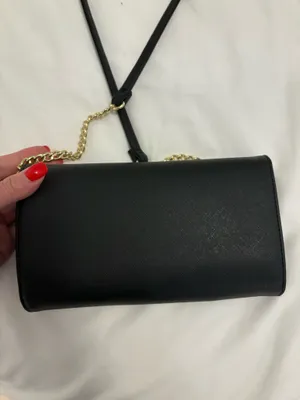 Handbag with Portable Charger Black thumbnail 3