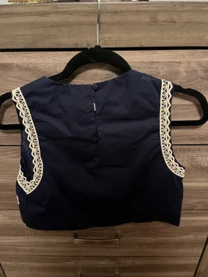 Mable Navy Embroidered Skirt Set thumbnail 6