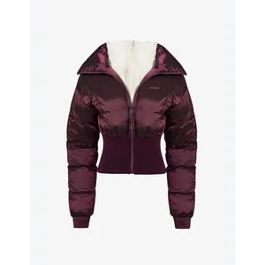 Bo+Tee Oh Polly Waterproof Layered Ski Jacket Puffer Burgundy Size M New thumbnail 2