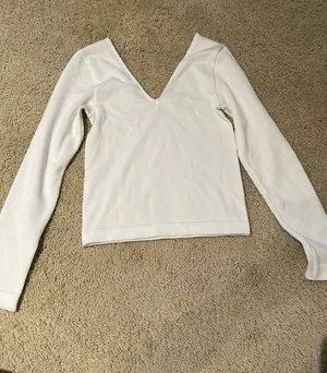 A New Day White Long Sleeve Top XS thumbnail 1