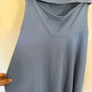 Reformation Sonali Knit Blue Cutout Dress thumbnail 4