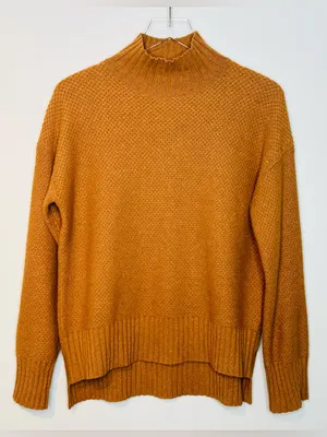 Everlane Oversized Cashmere Tan Brown Camel Sweater Top thumbnail 1
