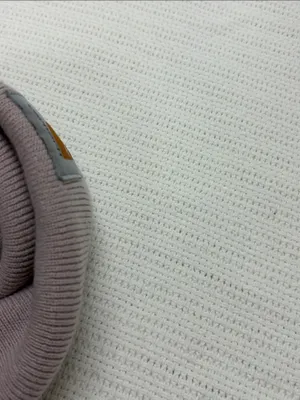 Carhartt Lavender Knit Beanie with Orange Logo Patch women’s thumbnail 5