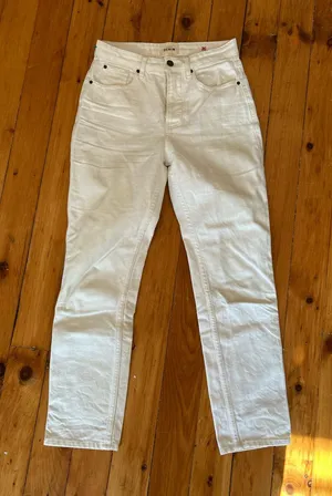 Sézane denim white jeans 36/ 4 thumbnail 1