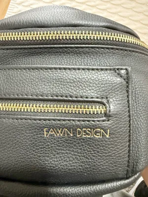Fawn Design Black Fanny Pack with Gold Hardware thumbnail 5