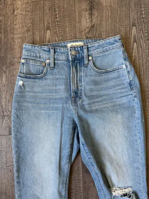 Madewell The Curvy Perfect Vintage Jean in Coney Wash- Size 26 thumbnail 5