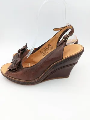 Timberland boot company Marge peep toe slingback wedged sandals size 7 thumbnail 4