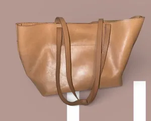 Madewell Elegant Tan Leather‎ Tote Bag thumbnail 1
