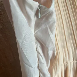 Stylish Cream Pleated Dress Size 6 thumbnail 8