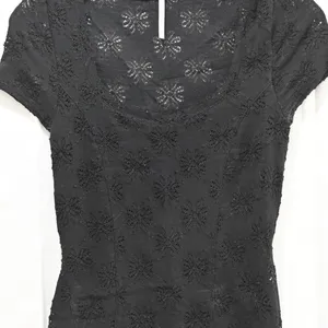 Free People Daisy Lace Godet Dress Size XS Black thumbnail 4