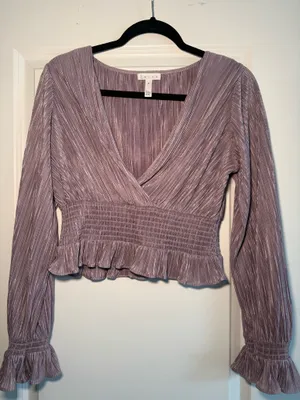 Leith Smocked Blouse Top thumbnail 2