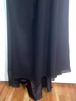 Women’s STACEES Formal Black Sweetheart Sweep Train Dress Size 12 Bust 39 New thumbnail 14
