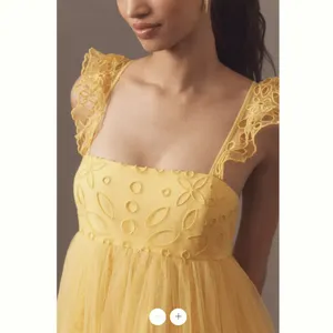 Anthropologie Let Me Be Eyelet Tulle Mini Dress thumbnail 4