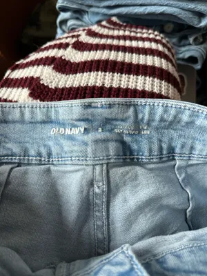 Old Navy Extra High-Rise Wide Leg Jeans thumbnail 5