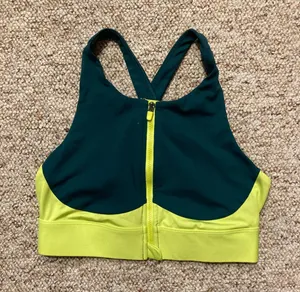 Fabletics Green  Zip Bra thumbnail 1