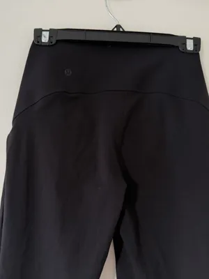 Lululemon Smooth Fit Pull-On High-Rise Cropped Pants in Black Size 4 Work Wear thumbnail 10