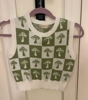 Altar’d state mushroom sweater vest thumbnail 1