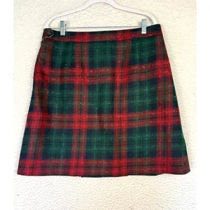 Brooks Brothers Skirt Womens 12 Pleat Plaid A-Line Academia Work Preppy Luxury thumbnail 2